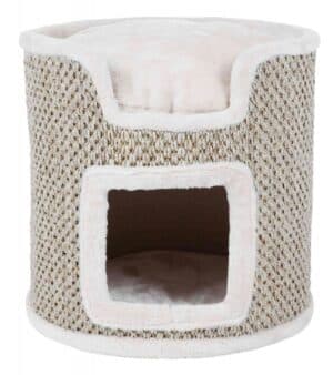 TRIXIE Kratzbaum Cat Tower Ria 37cm lichtgrau/natur